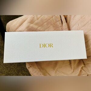 Dior White and Gold Long Box
